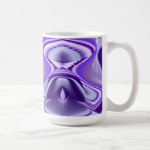 Lila Blume Träume , Abstrakte Fantasie RegenbogenK Kaffeetasse