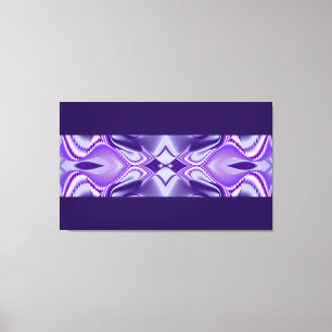 Lila Blume Träume, Abstrakte Fantasy Rainbow Art Leinwanddruck