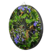 Lila Blume und Hummeln Dartscheibe (Vorderseite rechts)