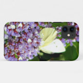 Lila Blume und Schmetterling Case-Mate iPhone Hülle (Rückseite (Horizontal))