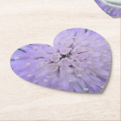 Lila Blume Untersetzer (angewinkelt)