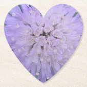 Lila Blume Untersetzer (Vorderseite)