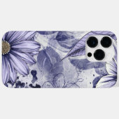 Lila Blume Wasserfarbenhandzeichnung Case-Mate iPhone Hülle (Rückseite (Horizontal))