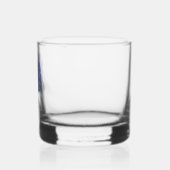 Lila Blume Whiskyglas (Links)