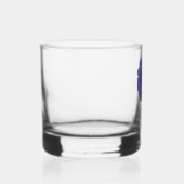 Lila Blume Whiskyglas (Rechts)