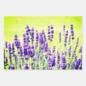 Lila Blume Wrapping Sheets Geschenkpapier Set (Vorderseite 2)