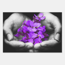 Lila Blume Wrapping Sheets