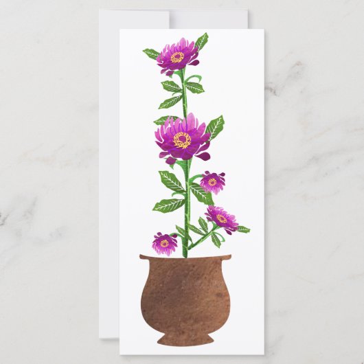 Lila Blumen (Vorderseite)