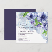 Lila Blumen-Anemone-Lichter Hochzeit