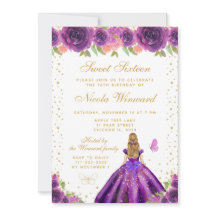 Lila Blumen Blond Haar Prinzessin Sweet Sixteen