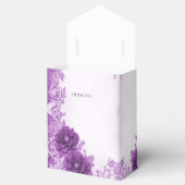 Lila Blumen Blüh Gevor Box Geschenkschachtel (Geöffnet)