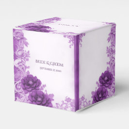 Lila Blumen Blüh Gevor Box Geschenkschachtel