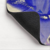Lila Blumen-Digital-Kunst Mousepad (Ecke)