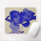 Lila Blumen-Digital-Kunst Mousepad (Mit Mouse)