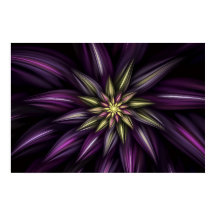 LILA BLUMEN-EXPLOSION – MYSTISCHE BLUMEN-MANDALA-K