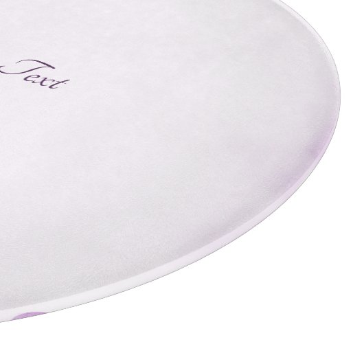 Lila Blumen Geblüht Schneidebrett (Ecke)