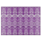 Lila Blumen Geblüht Schneidebrett (Vorderseite)