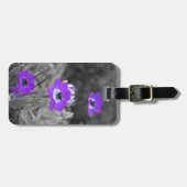 Lila Blumen - Gepäckumbauten Gepäckanhänger (Vorderseite horizontal)