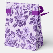 Lila Blumen Geschenkschachtel (Rückseite)