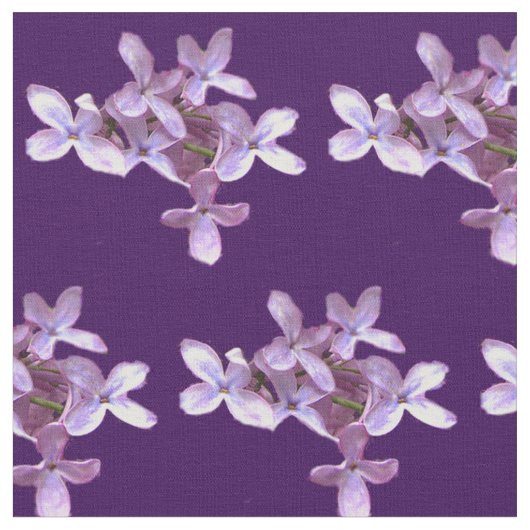 Lila Blumen-Gewebe Stoff (Nahaufnahme)