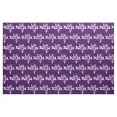 Lila Blumen-Gewebe Stoff (Fat Quarter (45,7 x 55,9 cm))