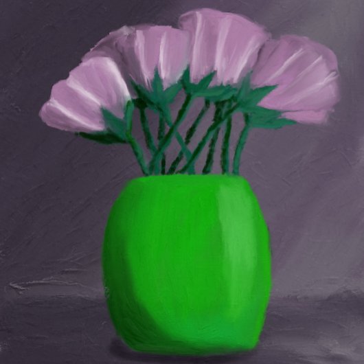 Lila Blumen-Handyhülle iPhone Hülle