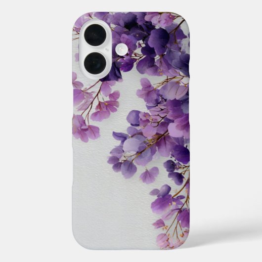 Lila Blumen iPhone-Hülle Case-Mate iPhone Hülle (Rückseite)
