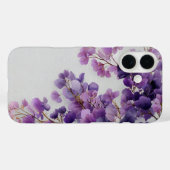 Lila Blumen iPhone-Hülle Case-Mate iPhone Hülle (Rückseite (Horizontal))