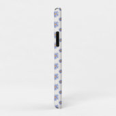 Lila Blumen iPhone / iPad-Hülle mit Initialen Case-Mate iPhone Hülle (Hinten/Rechts)