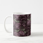 Lila Blumen Kaffeetasse (Links)
