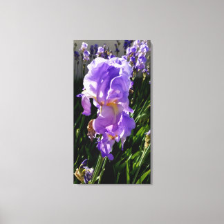 Lila Blumen Leinwanddruck