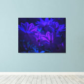 Lila Blumen Leinwanddruck (Insitu (Holzboden))