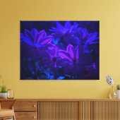 Lila Blumen Leinwanddruck (Insitu (Wohnzimmer))