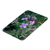 Lila Blumen Magnet (Linke Seite)