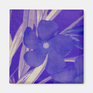 Lila Blumen-Magnet Magnet