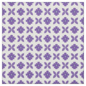 Lila Blumen mit hellem Hintergrund Stoff (Muster)