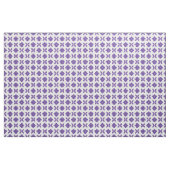 Lila Blumen mit hellem Hintergrund Stoff (Fat Quarter (45,7 x 55,9 cm))