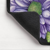 Lila Blumen Mousepad (Ecke)
