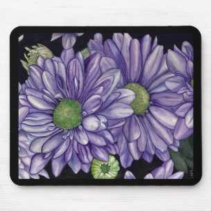 Lila Blumen Mousepad