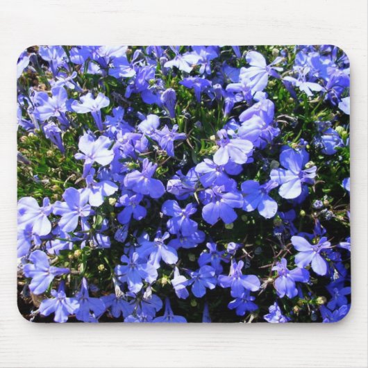 Lila Blumen Mousepad (Vorne)