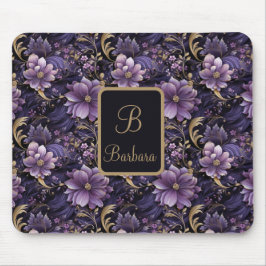 Lila-Blumen Mousepad