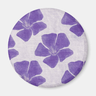 Lila Blumen-Muster-Magnet Magnet