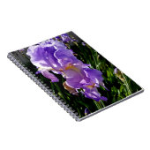 Lila Blumen Notizblock (Rechte Seite)