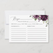 Lila Blumen, Pflaumen, Blume, Brautparty (Vorderseite)