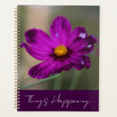 Lila-Blumen-Planer Planer (Vorderseite)
