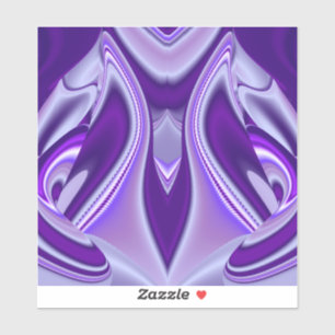 Lila-Blumen-Regenbogen-Träume Aufkleber