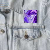 Lila Blumen Regenbogen-Träume Button (Beispiel)