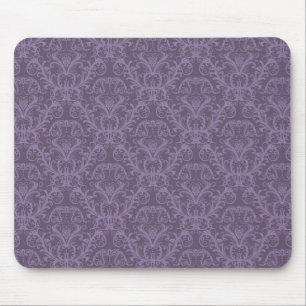 Lila Blumen Tapete 2 Mousepad