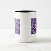 Lila Blumen Tasse (Zentrum)