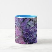 Lila Blumen Tasse (Zentrum)